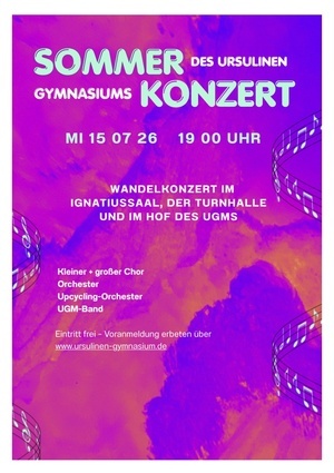 Plakat Sommerkonzert